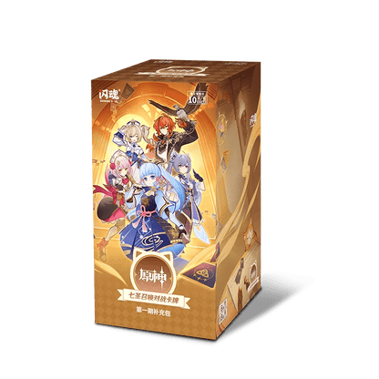 New Genshin Impact Card Classic Luxury Limited Pure Gold Card Walnut Thunder General Klee Anime Game Collection Card - SS69