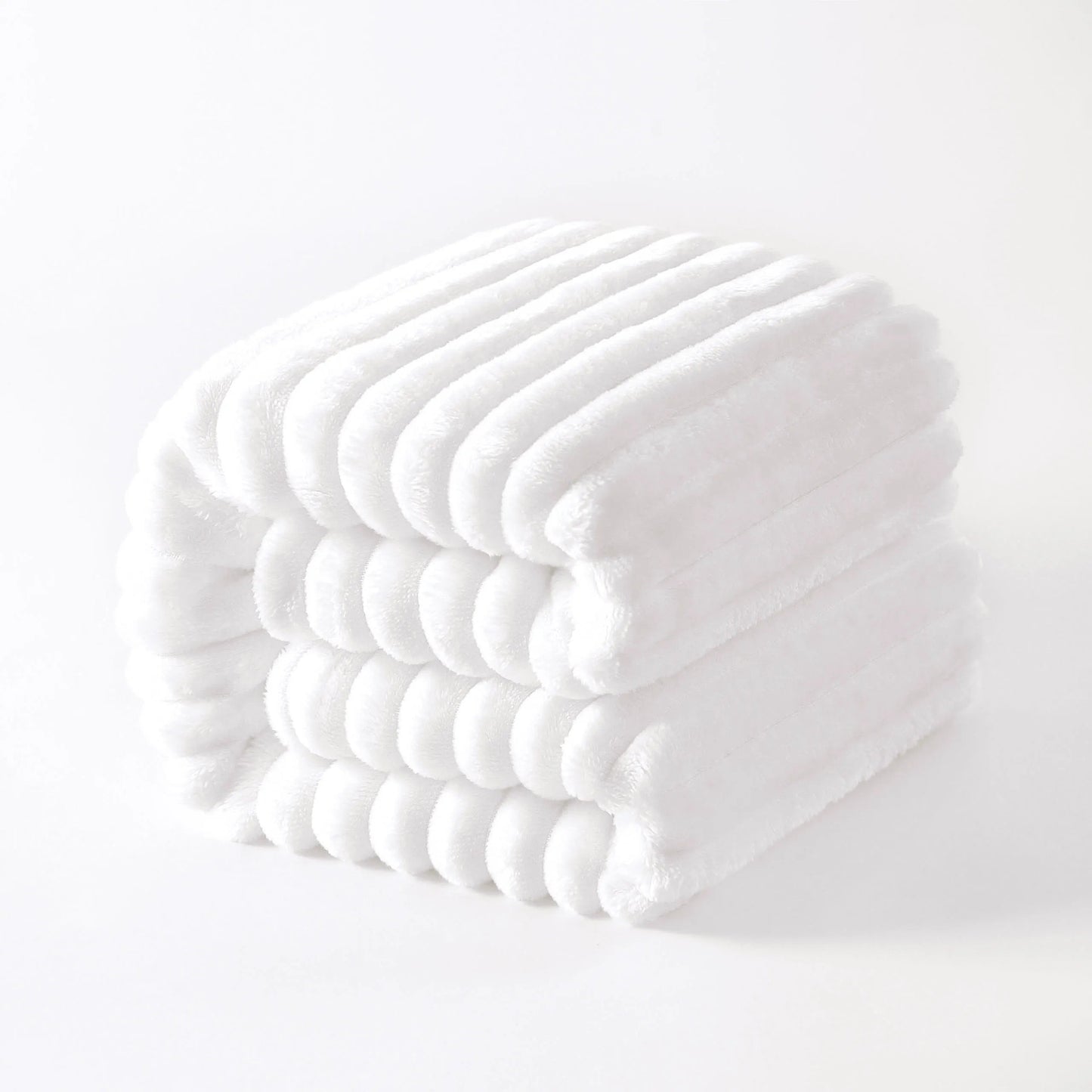 Ntbay Plush Flannel Fleece Blanket, Soft Lightweight Fuzzy Luxury Bed Blanket for Couch Sofa Bed - SS69