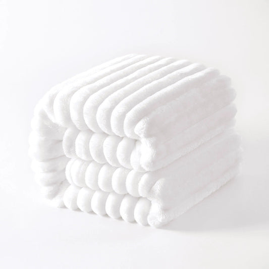 Ntbay Plush Flannel Fleece Blanket, Soft Lightweight Fuzzy Luxury Bed Blanket for Couch Sofa Bed - SS69