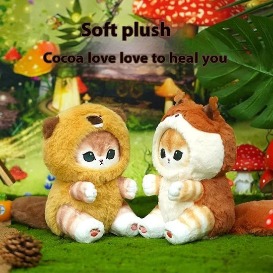 Original Mofusand Long Tailed Animals Series Plush Doll Cute Shark Cat Soft Doll Kawaii Stuffed Plushie Toy Gift For Kids - SS69