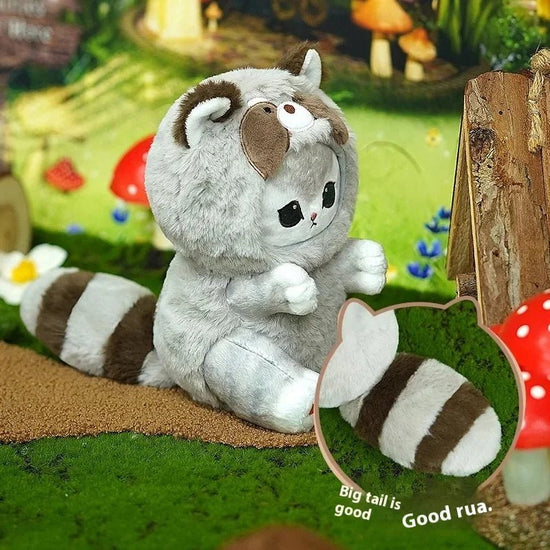 Original Mofusand Long Tailed Animals Series Plush Doll Cute Shark Cat Soft Doll Kawaii Stuffed Plushie Toy Gift For Kids - SS69