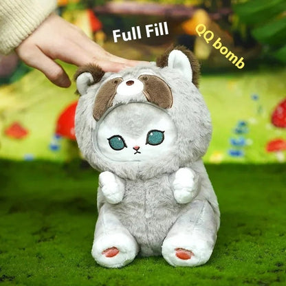 Original Mofusand Long Tailed Animals Series Plush Doll Cute Shark Cat Soft Doll Kawaii Stuffed Plushie Toy Gift For Kids - SS69