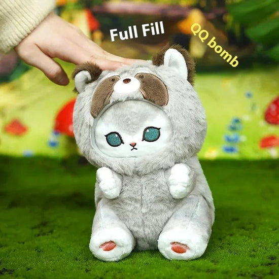 Original Mofusand Long Tailed Animals Series Plush Doll Cute Shark Cat Soft Doll Kawaii Stuffed Plushie Toy Gift For Kids - SS69