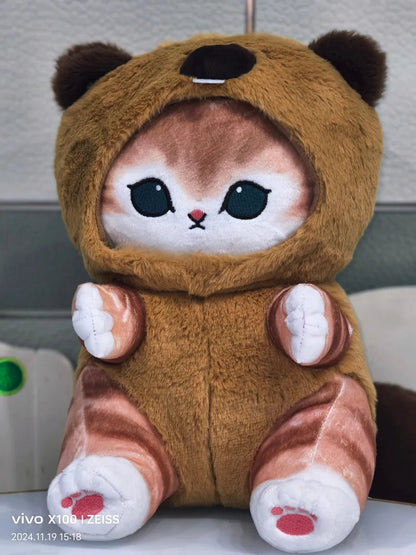 Original Mofusand Long Tailed Animals Series Plush Doll Cute Shark Cat Soft Doll Kawaii Stuffed Plushie Toy Gift For Kids - SS69