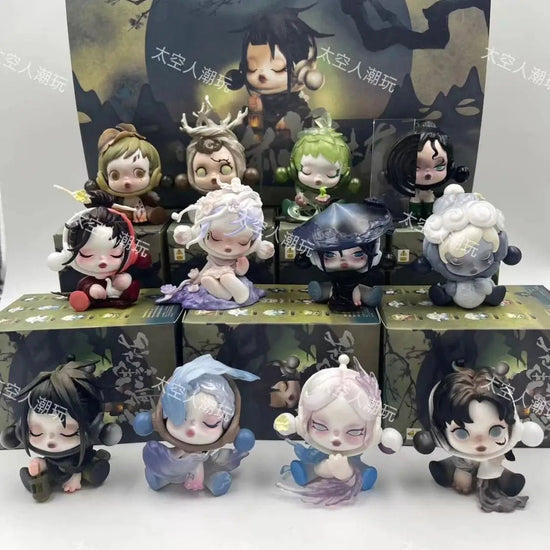 Pp Mart Skullpanda Series Blind Box Front Ink Plum Series Sp 11th Generation Trendy Handmade Blind Box - SS69