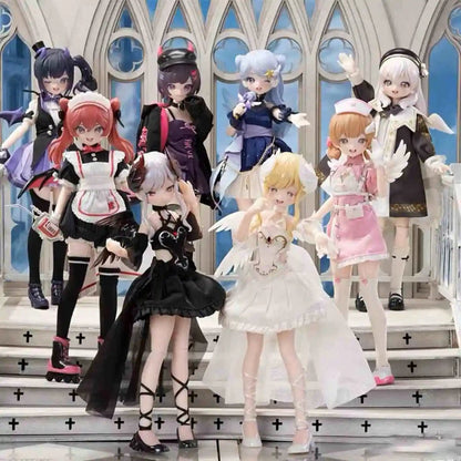 Presale New Neo Eden Toys 1/6 mjd Nightmare Twins Series Blind Box Mystery Box Doll Kawaii Action Anime Figure Surprise Toy Gift - SS69