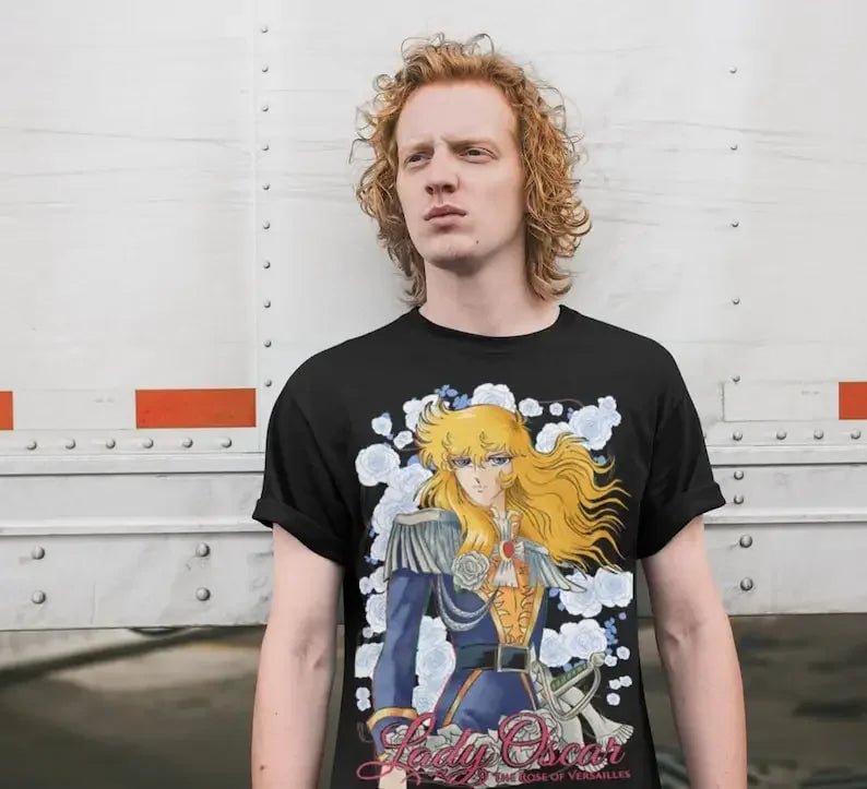 Rose of Versailles Lady Oscar Retro Anime T-Shirt, Manga Shirt Unisex - SS69