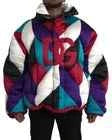 Dolce & Gabbana Dolce Gabbana ColorBlock Down Puffer Jacket Men Multicolor