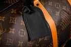 LOUIS VUITTON X NIGO KEEPALL BANDOULIERE DAMIER EBENE GIANT 50 LUGGAGE BAG BROWN