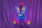 Shiny Laser Mirror Nightclub Dress LED Glow Bar Dj Gogo Dancer Singer Stage Costume Women Evening Birthday Outfit - SS69