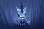 Shiny Laser Mirror Nightclub Dress LED Glow Bar Dj Gogo Dancer Singer Stage Costume Women Evening Birthday Outfit - SS69