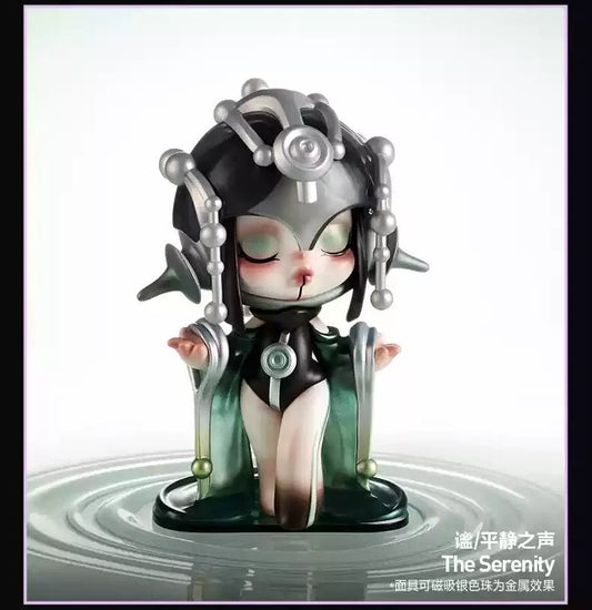 Skullpanda Sound Series Figure Original Cute Skull Panda Action Figurine Collection Pvc Model Doll Fashion Statue Ornament Gift - SS69