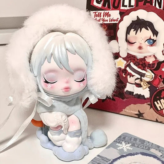 Skullpanda Tell Me What You Want Blind Box Cute Skull Panda Action Figure Mystery Box Mini Doll Home Decor Christmas Gifts Toys - SS69