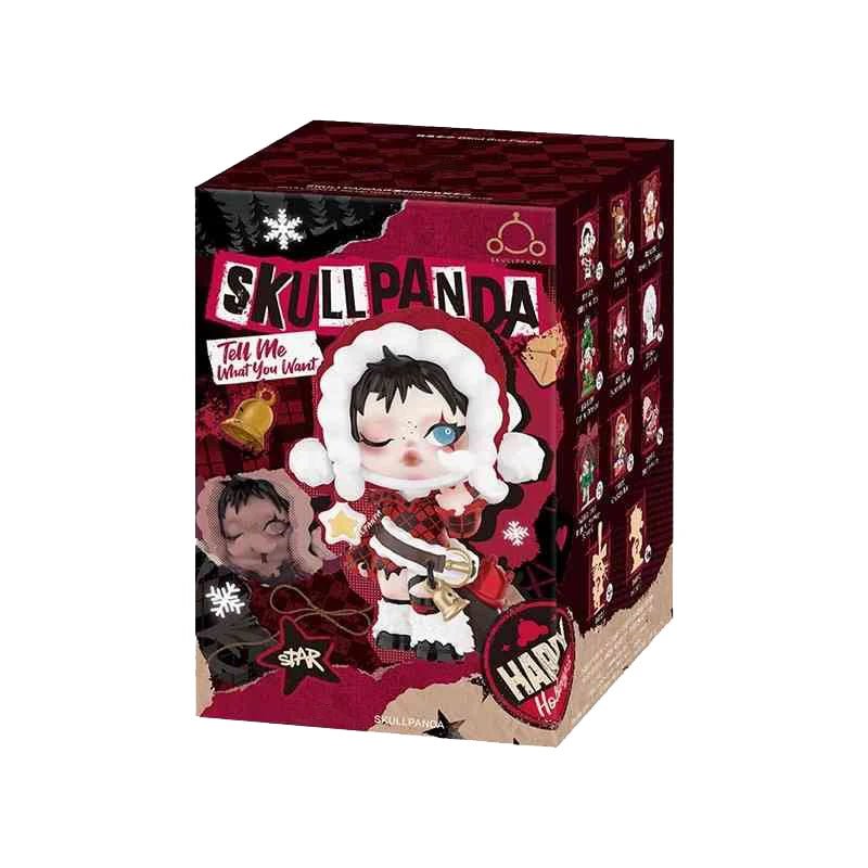 Skullpanda Tell Me What You Want Blind Box Cute Skull Panda Action Figure Mystery Box Mini Doll Home Decor Christmas Gifts Toys - SS69