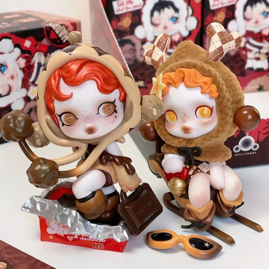 Skullpanda Tell Me What You Want Blind Box Cute Skull Panda Action Figure Mystery Box Mini Doll Home Decor Christmas Gifts Toys - SS69