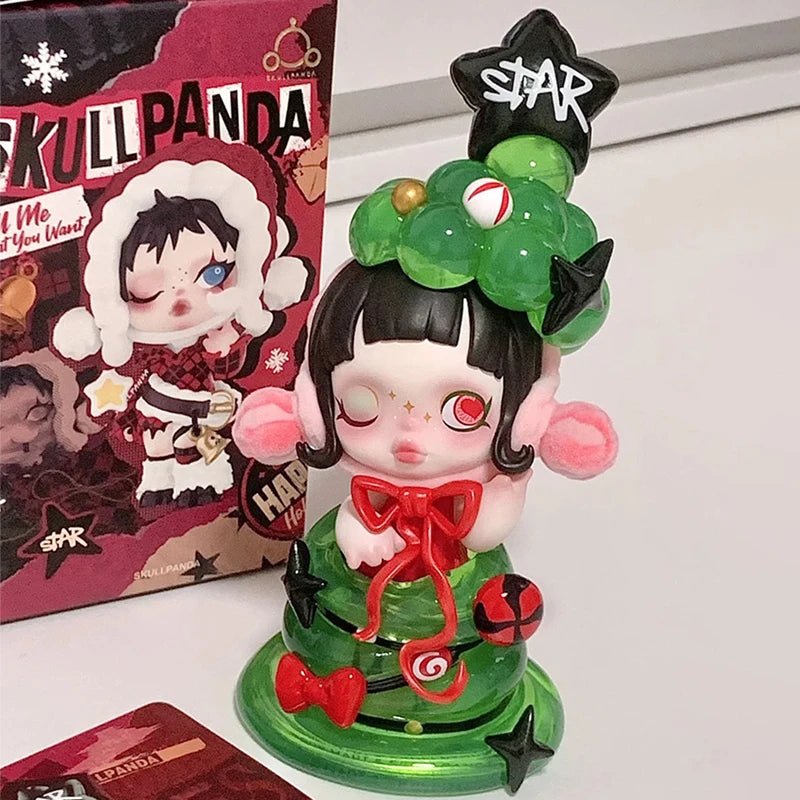 Skullpanda Tell Me What You Want Blind Box Cute Skull Panda Action Figure Mystery Box Mini Doll Home Decor Christmas Gifts Toys - SS69