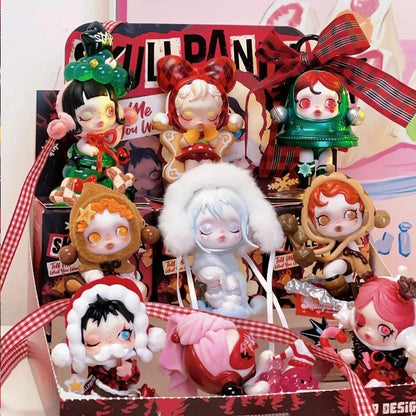 Skullpanda Tell Me What You Want Blind Box Cute Skull Panda Action Figure Mystery Box Mini Doll Home Decor Christmas Gifts Toys - SS69