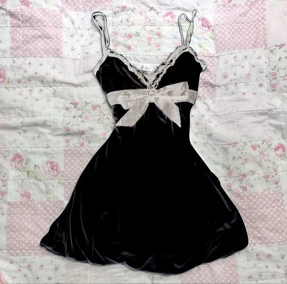 Spice Girls Lace Y2k Sling dress Harajuku Graphic Print Grunge Goth Skirt Punk Streetwear Hip Hop Retro Fashion Casual Frock EMO - SS69