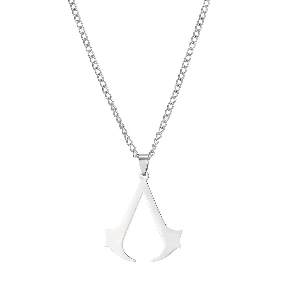Stainless Steel Assassin Syndicate Creed DIY Pendant Game Movie Anime Cosplay Necklace Men Jewelry Gift - SS69