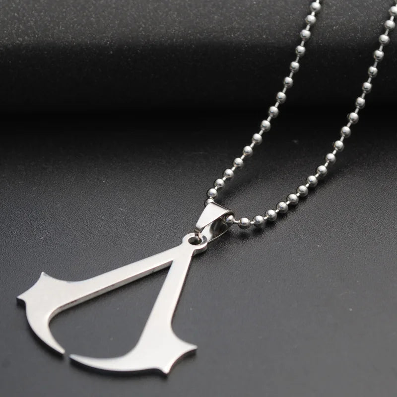 Stainless Steel Assassin Syndicate Creed DIY Pendant Game Movie Anime Cosplay Necklace Men Jewelry Gift - SS69
