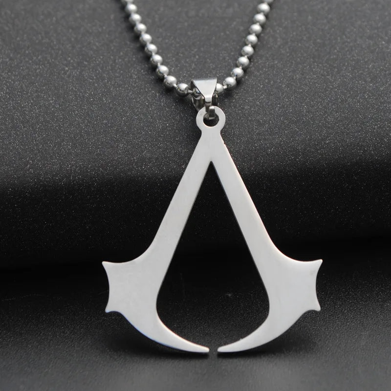 Stainless Steel Assassin Syndicate Creed DIY Pendant Game Movie Anime Cosplay Necklace Men Jewelry Gift - SS69
