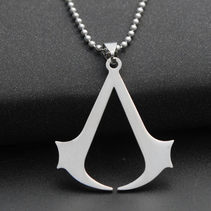 Stainless Steel Assassin Syndicate Creed DIY Pendant Game Movie Anime Cosplay Necklace Men Jewelry Gift - SS69