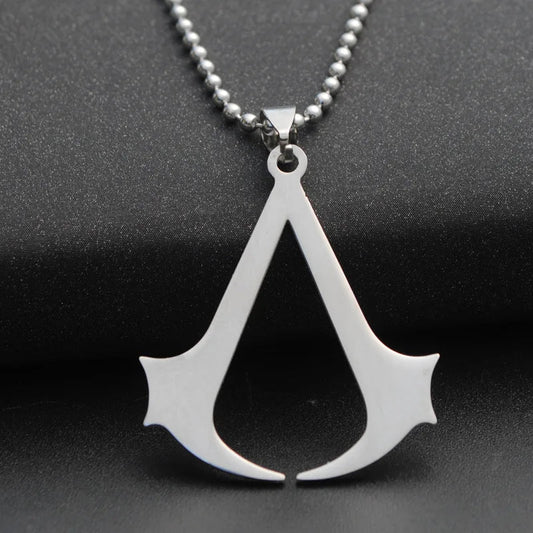 Stainless Steel Assassin Syndicate Creed DIY Pendant Game Movie Anime Cosplay Necklace Men Jewelry Gift - SS69