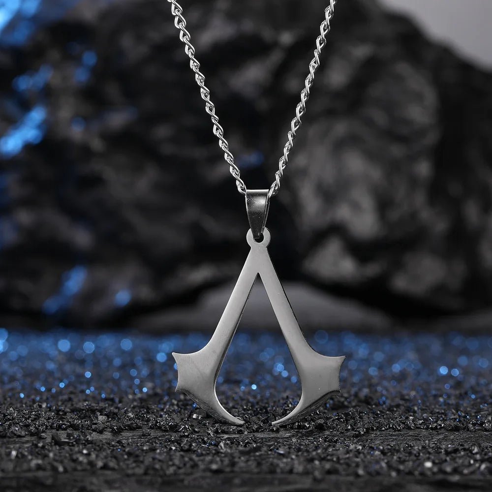 Stainless Steel Assassin Syndicate Creed DIY Pendant Game Movie Anime Cosplay Necklace Men Jewelry Gift - SS69