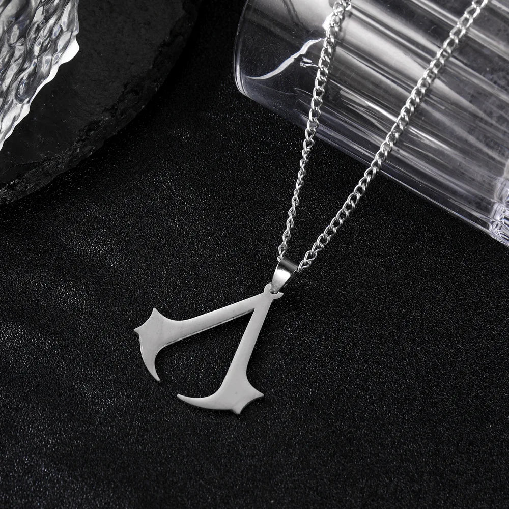 Stainless Steel Assassin Syndicate Creed DIY Pendant Game Movie Anime Cosplay Necklace Men Jewelry Gift - SS69