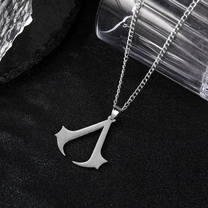 Stainless Steel Assassin Syndicate Creed DIY Pendant Game Movie Anime Cosplay Necklace Men Jewelry Gift - SS69