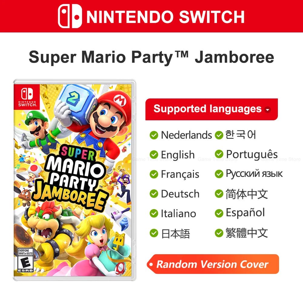 Super Mario Party Jamboree Nintendo Switch Game 100% New Physical Game Card Party Genre Board Game for Nintendo Switch OLED - SS69