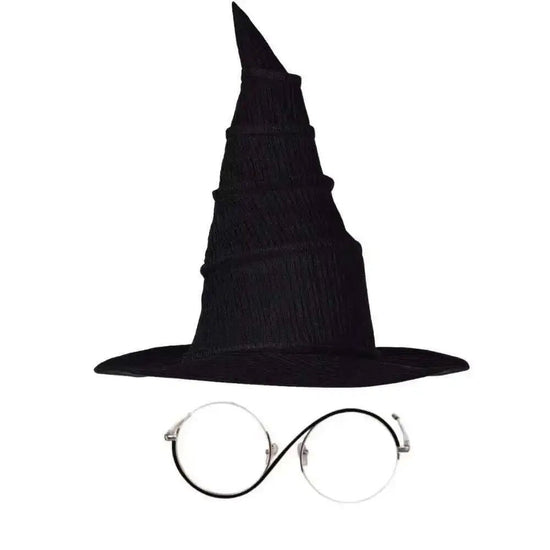Sy Wicked Elphaba Cosplay Glasses Witch Hat Disguise Costume Accessories For Women Roleplay Halloween Carnival Props Gifts - SS69