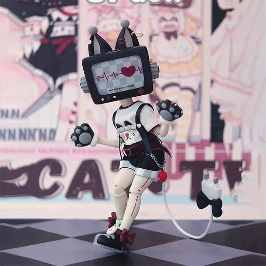 Ufdoll Bjd 1/6 Anime Blind Box Cat Tv Series Action Figure Mystery Box Surprise Pvc Decoration Christmas Gift Toys For Child - SS69