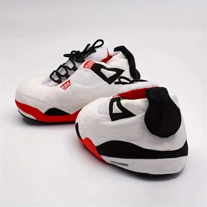 unisex funny basketball slippers trainer slides warm winter shoes SS69