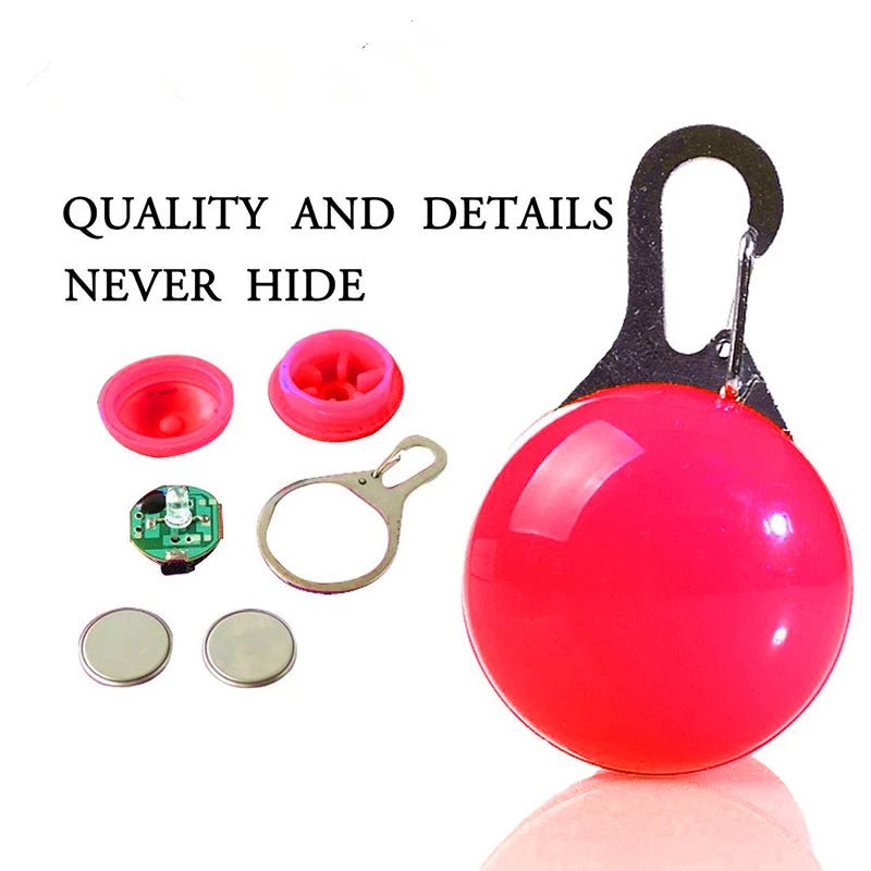 Usb Charging Glowing Dog Collar With Pendant Detachable Luxury Led Light Bright For Small Dogs Cat Night Safety Collar Wholesale - SS69