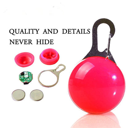 Usb Charging Glowing Dog Collar With Pendant Detachable Luxury Led Light Bright For Small Dogs Cat Night Safety Collar Wholesale - SS69