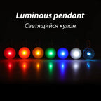 Usb Charging Glowing Dog Collar With Pendant Detachable Luxury Led Light Bright For Small Dogs Cat Night Safety Collar Wholesale - SS69