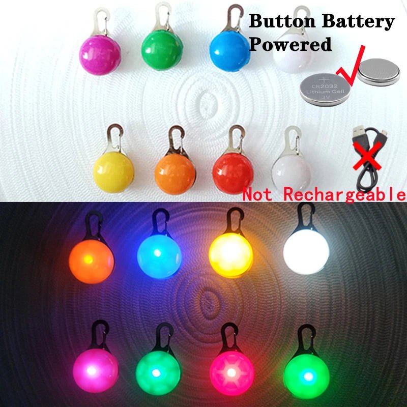 Usb Charging Glowing Dog Collar With Pendant Detachable Luxury Led Light Bright For Small Dogs Cat Night Safety Collar Wholesale - SS69