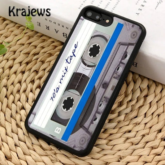 VHS Cassette Tape Phone Case Cover For iPhone 16 15 14 plus XS XR 11 12 mini 13 pro max coque Shell Fundas - SS69