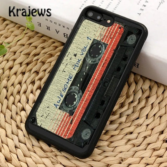 VHS Cassette Tape Phone Case Cover For iPhone 16 15 14 plus XS XR 11 12 mini 13 pro max coque Shell Fundas - SS69