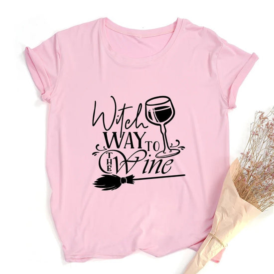 Witches Do It Better T-Shirt Black Gothic Tee Shirt Summer Fashion Halloween Party Tshirts Short Sleeve O - neck Printed Tee Shirt - SS69