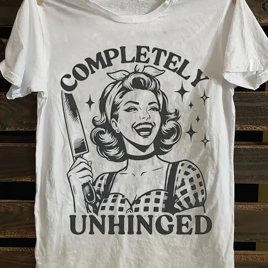 Women's Casual "Momster" Graphic T-Shirt - Short Sleeve, Black with Pink Print, Spring/Summer Fashion Top, Machine Washable, Round Neck, Geometric Design - SS69