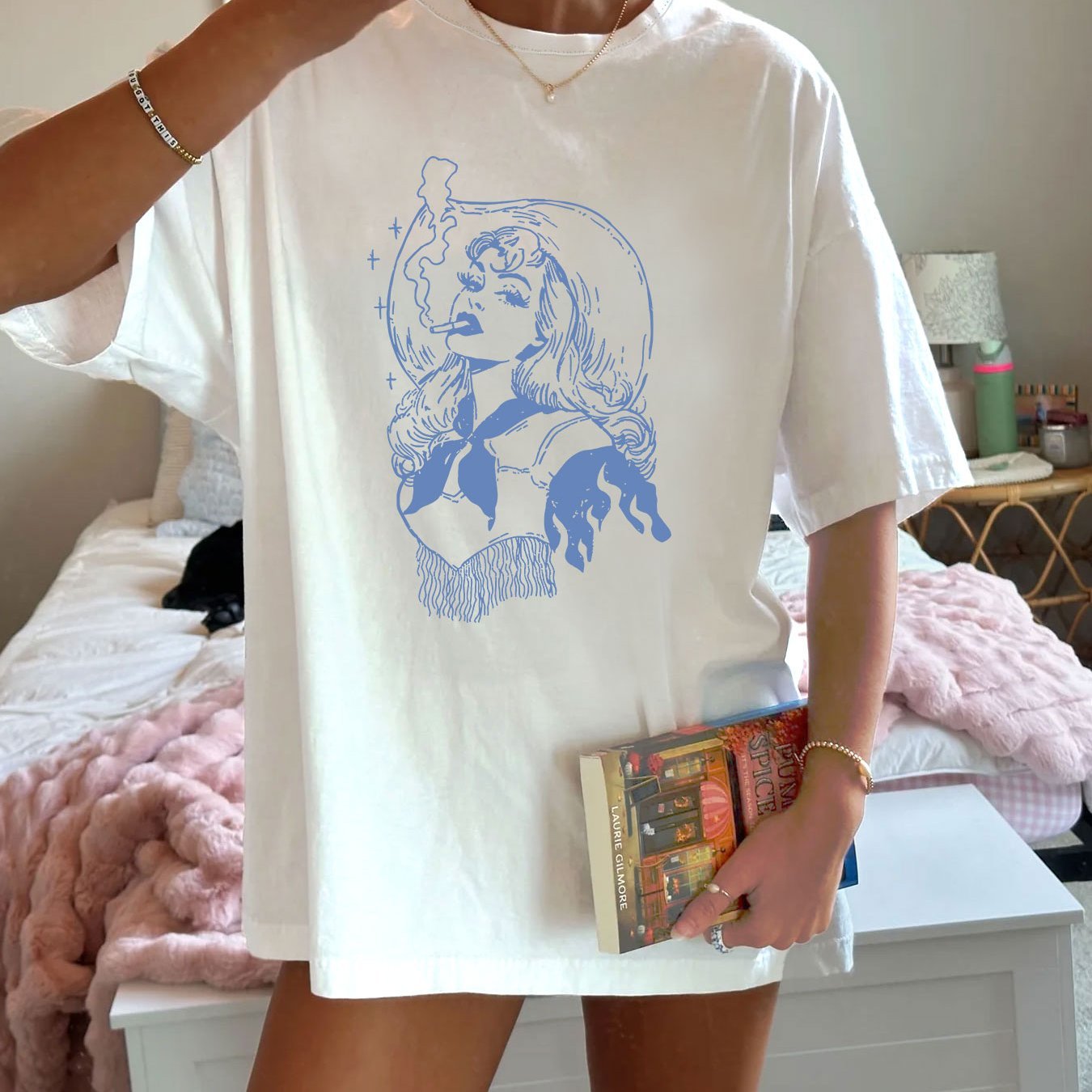 Women's Casual "Momster" Graphic T-Shirt - Short Sleeve, Black with Pink Print, Spring/Summer Fashion Top, Machine Washable, Round Neck, Geometric Design - SS69