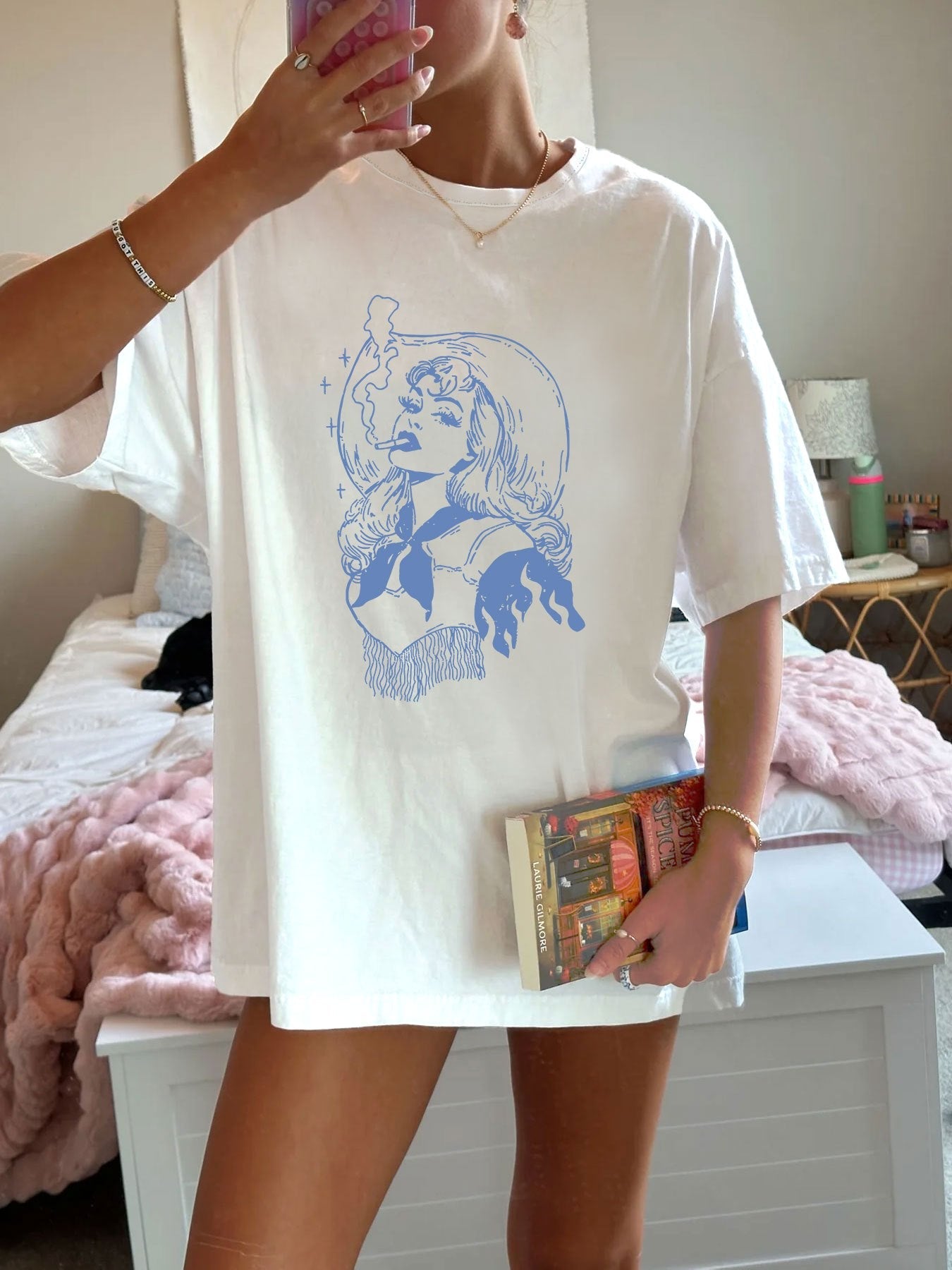 Women's Casual "Momster" Graphic T-Shirt - Short Sleeve, Black with Pink Print, Spring/Summer Fashion Top, Machine Washable, Round Neck, Geometric Design - SS69