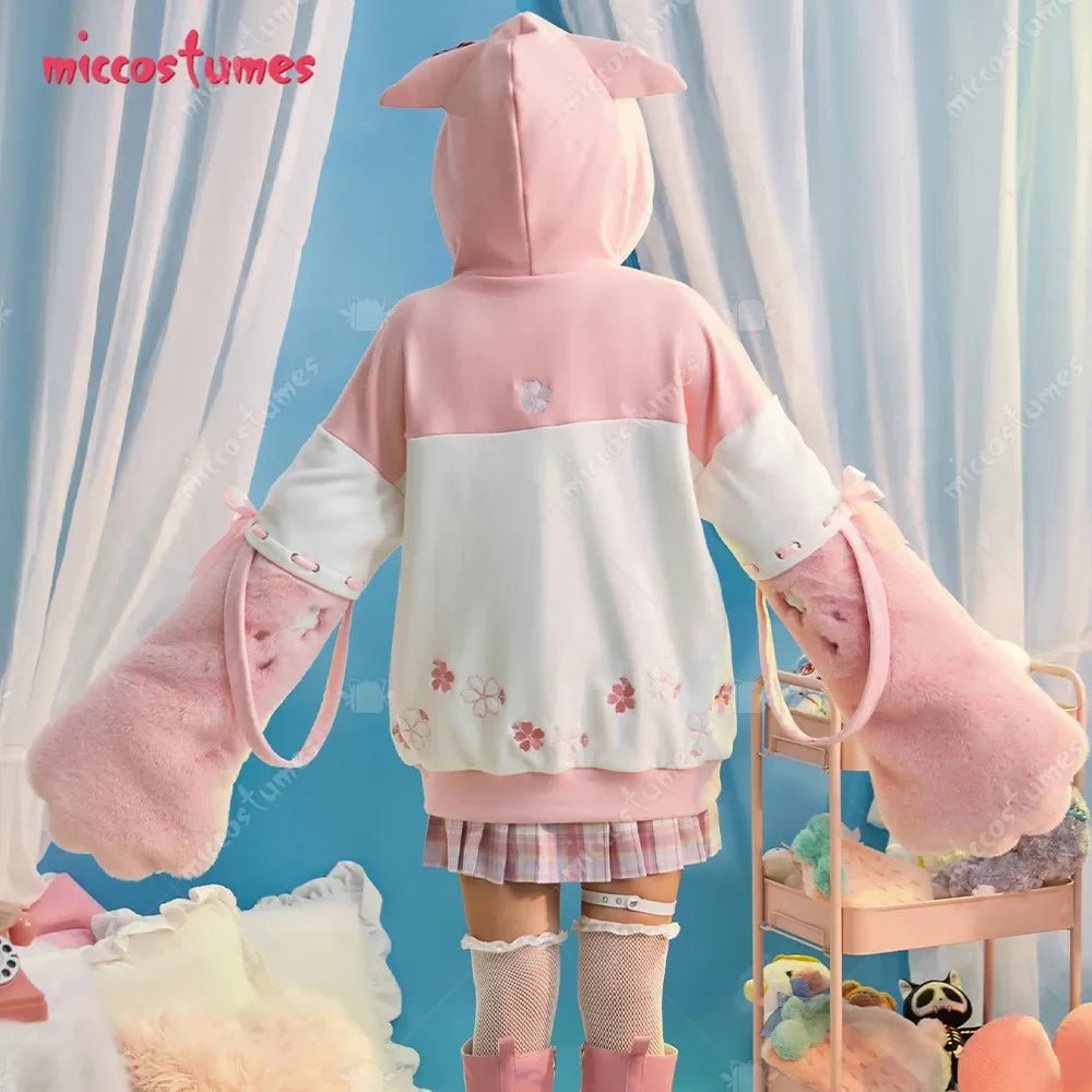 Yae Miko Pullover Hoodie with Detachable Bag Design | SS69 - SS69